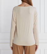 Блузка Tommy Hilfiger - кремовый(UW0UW04985)