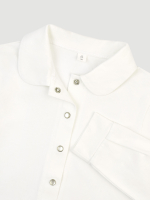 ПРЕДЗАКАЗ Рубашка с круглым воротником Mjölk Молочный