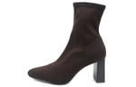 RANDA Stretch & Sock Boots Women"s Black/Dark Brown/Smoke Gray Brown