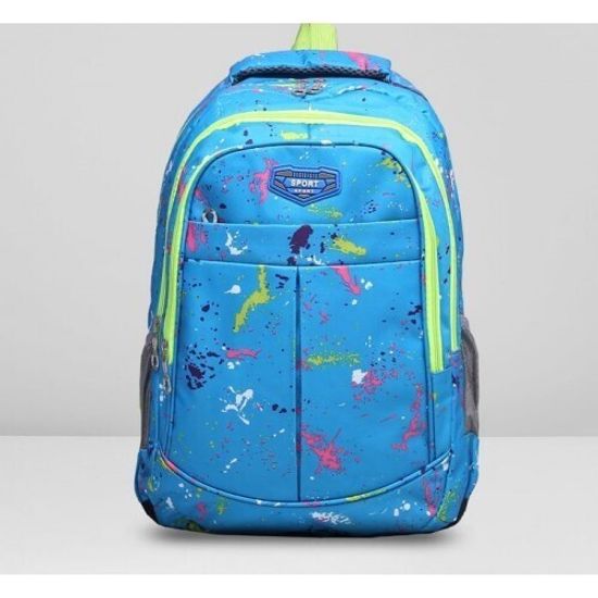 Рюкзак школьный голубой