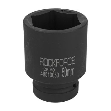 Головка ударная глубокая 1'', 50мм (6гр.) RockForce##Rock FORCE RF-48510050