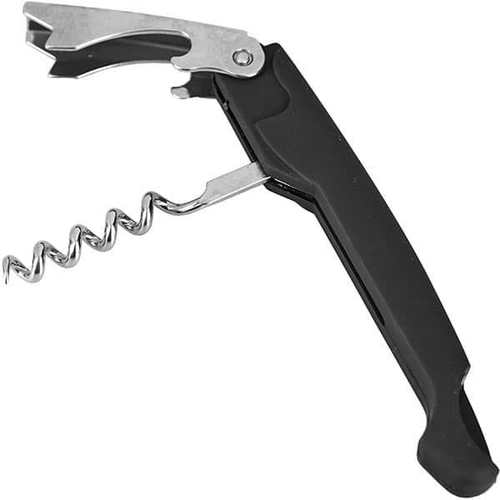 Нарзанник одноступенчатый прорезиненный, сталь нерж., H=1,L=12,B=2см, черный,серебрист.