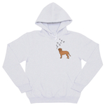 Толстовка "Бордоский дог и бабочки"