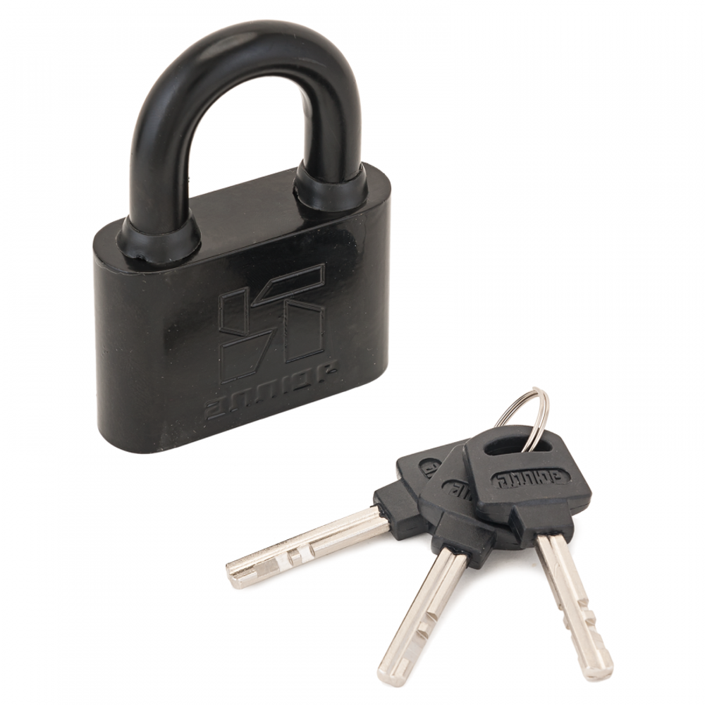 Замок навесной ВС2С-501 Черный (72,6) аллюр (02001077)