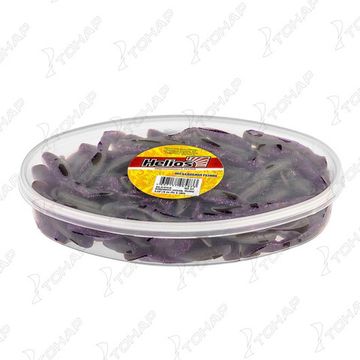 Виброхвост несъедоб. Chubby 3,55"/9 см Fio & Lime 100шт. (HS-4-014-N) Helios