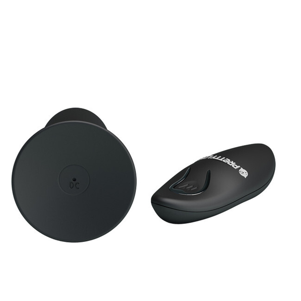 Анальная пробка с вибрацией 12 функций с пультом (Цвет: черный)