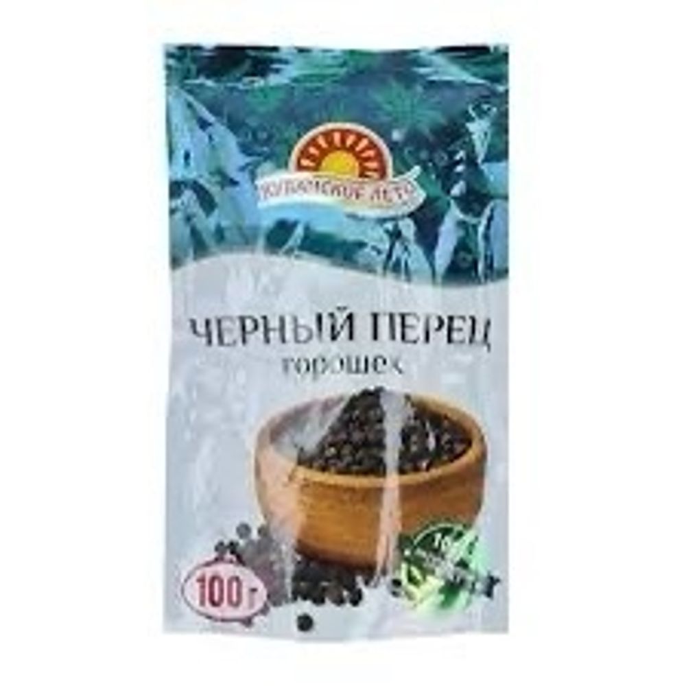 Перец КУБАНСКОЕ ЛЕТО черный горошек 100г