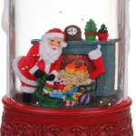 Сувенир с подсветкой «Уютный вечер» 12*8*24,5 см (работает от 3*ААА и USB+музыка, подсветка)