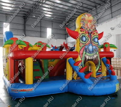 Коммерческий надувной батут "Племя Майя"