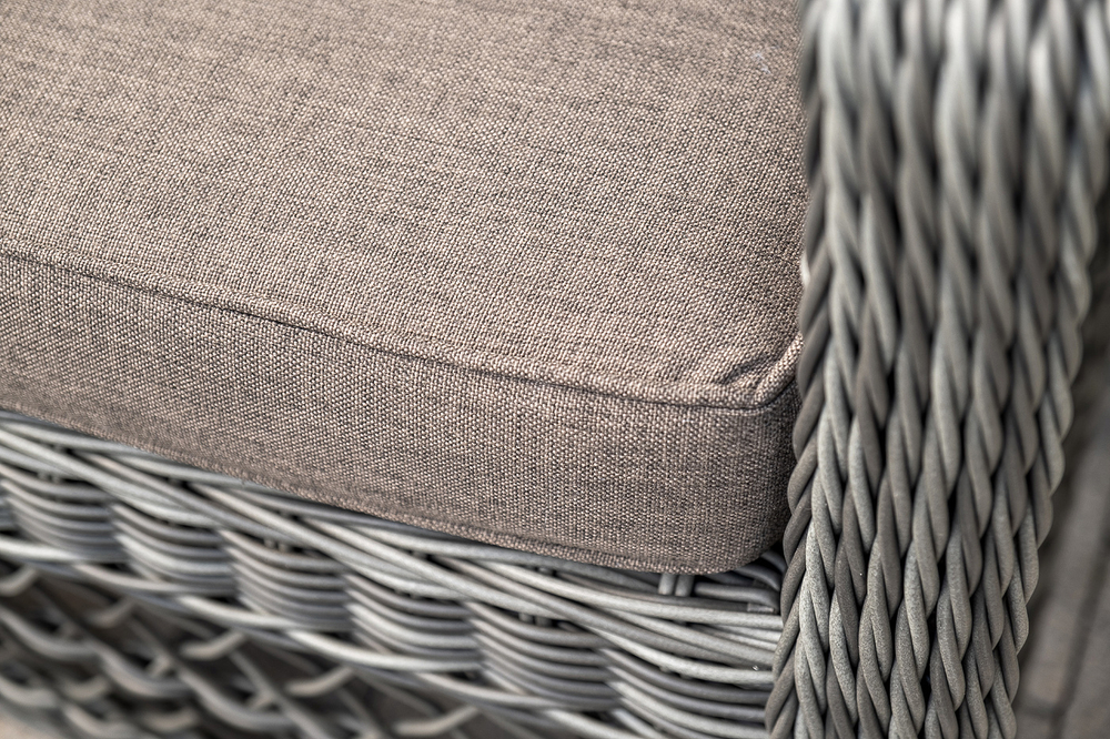 "Гранд Латте" лаунж-зона из искусственного ротанга, цвет графит