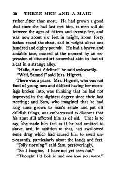 Three Men and a Maid | Pelham Grenville Wodehouse