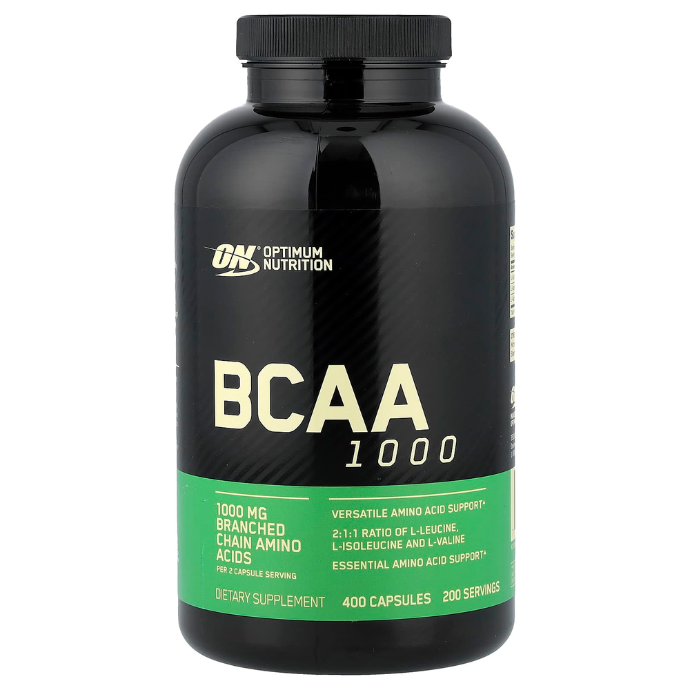 Optimum Nutrition, BCAA 1000, 400 капсул