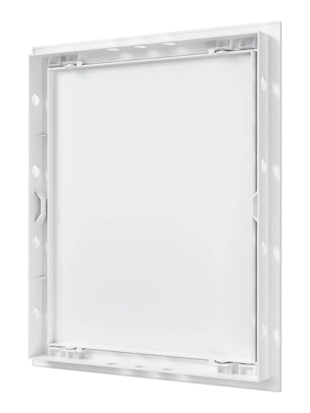 Люк ревизионный фланец 246х296 нажимной 268х318 пластик AURAMAX