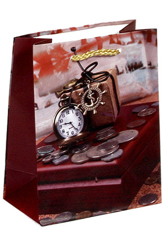 Сумка лам.11*14*6см Время подарков 1 шт