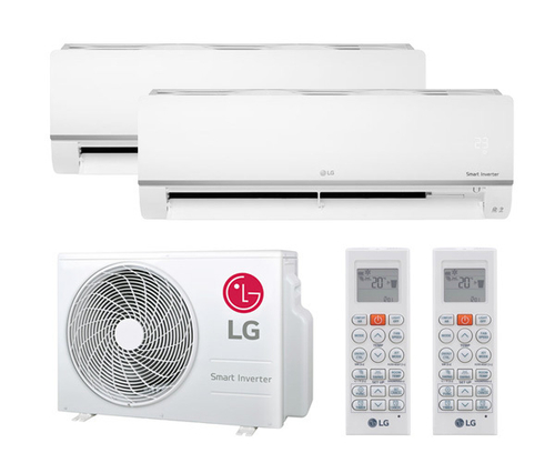 Мульти сплит-система LG на 2 комнаты (20+20 кв.м.)
