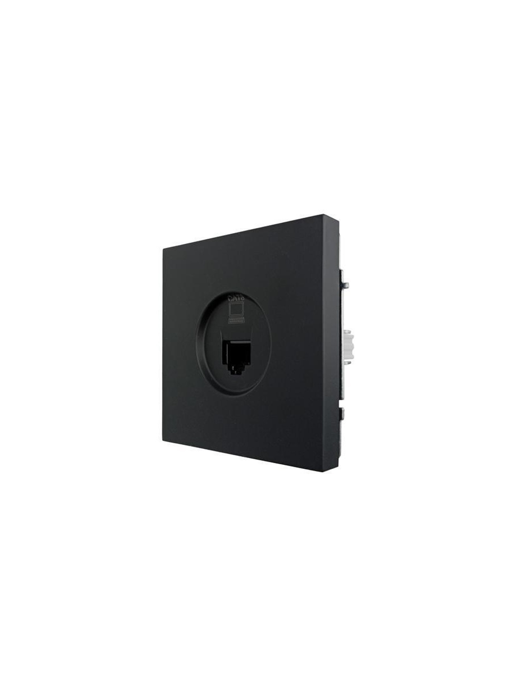 Розетка компьютерная 1-мест. СП ZIMA IP20 черн. бархат LEZARD 704-4288-140