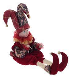 GAEM Игрушка набивная "Клоун" (муз, движ), L14 W10 H46 см (полка 22 см.)