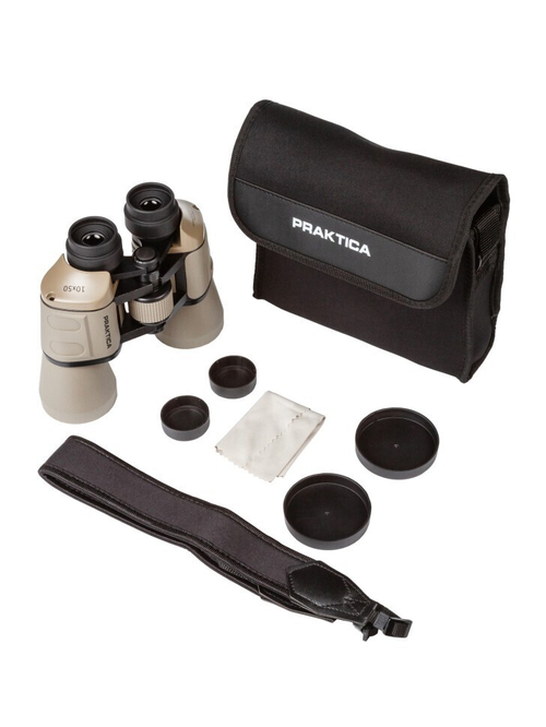 Бинокль Praktica Falcon 10x50, песочный (PRA185)