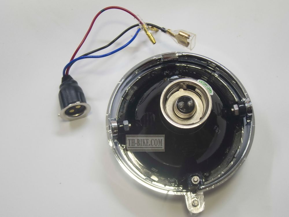 Headlight 4" Diamond lens, For Honda C100. T19. Copy. Made in Thailand. DIY