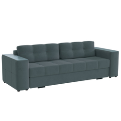 Диван раскладной Виконт, серый/мдф бриз