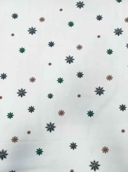 Кулирка с лайкрой Купон Снеговик