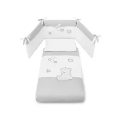 Комплект постельного белья Erbesi Stella 3 предмета White