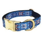 усиленный ошейник для собаки синий поларис