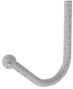 ВЕШАЛКА НАДВЕРНАЯ НОТА ЗМИ 5 БЕЛОЕ СЕРЕБРО ВНД 310 БС