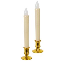 GAEM Набор из 2шт, изделие декоративное "Свеча", с подсветкой, L5,5 W5,5 H26 см