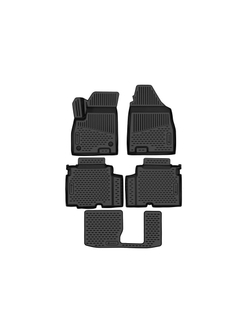 Коврики в салон для JETOUR X90 Plus 2023- (7 мест) 5шт. (полиуретан) ELEMENT3DAN0579210K