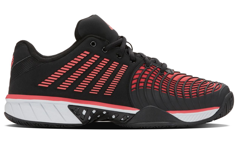 Мужские кросовки для Padel K-Swiss Express Light 3 Padel - black/micro chip/neon lava