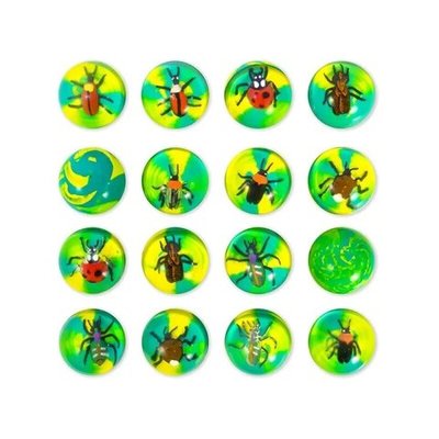 Мячи-прыгуны 45 мм «Жуки 3D» 20 шт
