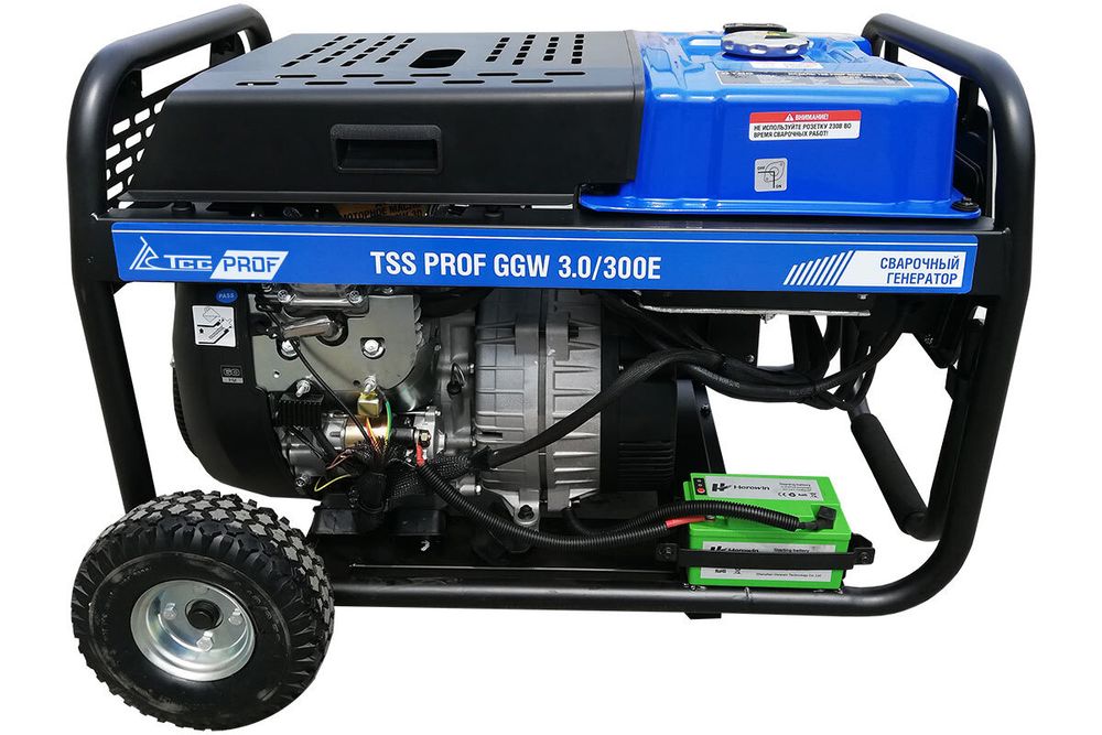 Бензиновый сварочный генератор TSS PROF GGW 3.0/300E - [3 кВт / MMA: 50-300А]