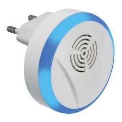 UDR-E15 WHITE Ультразвуковой отпугиватель насекомых и грызунов. 220В. Площадь до 120м2. С подсветкой. Белый. TM Uniel