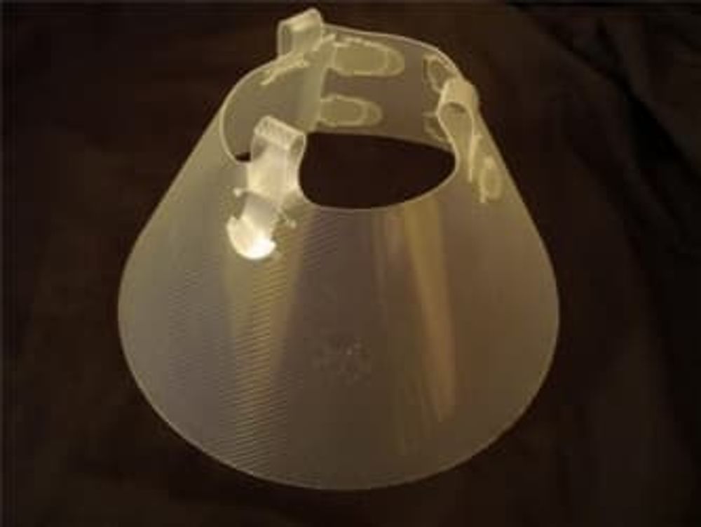 ТАЛИСМЕД Защитный воротник пластиковый на застежке № 7,5 диаметр 22-25 см ТАЛИСМЕД Защитный воротник пластиковый на застежке № 7,5 диаметр 22-25 см