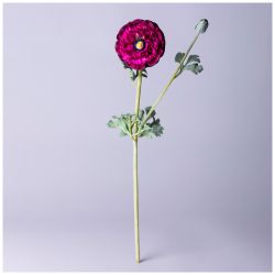 ЦВЕТОК ИСКУССТВЕННЫЙ "РАНУНКУЛЮС" ВЫСОТА=55СМ. (МАЛ.УП=24ШТ/КОР=96ШТ)