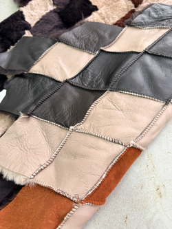 Меховой Коврик прикроватный накидка на кресло из овчины