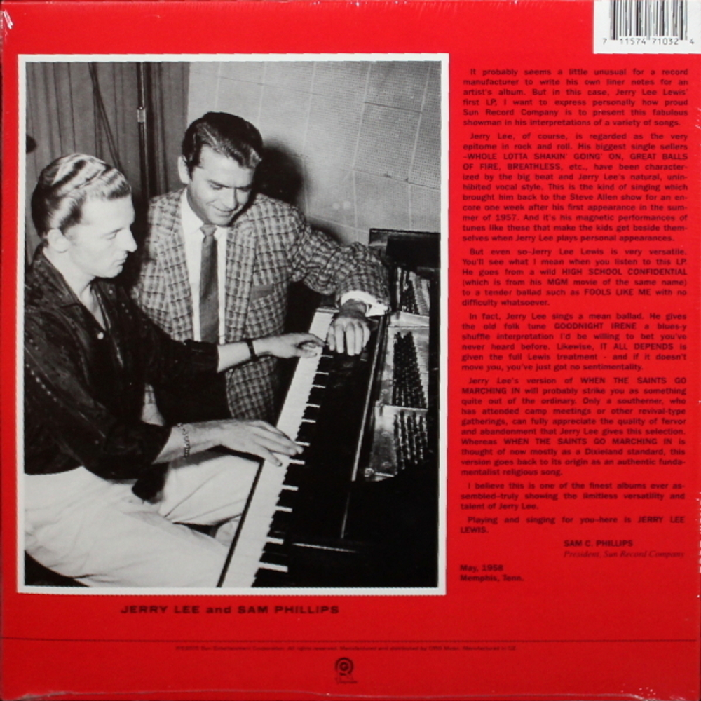 Jerry Lee Lewis / Jerry Lee Lewis (Coloured Vinyl)(LP)