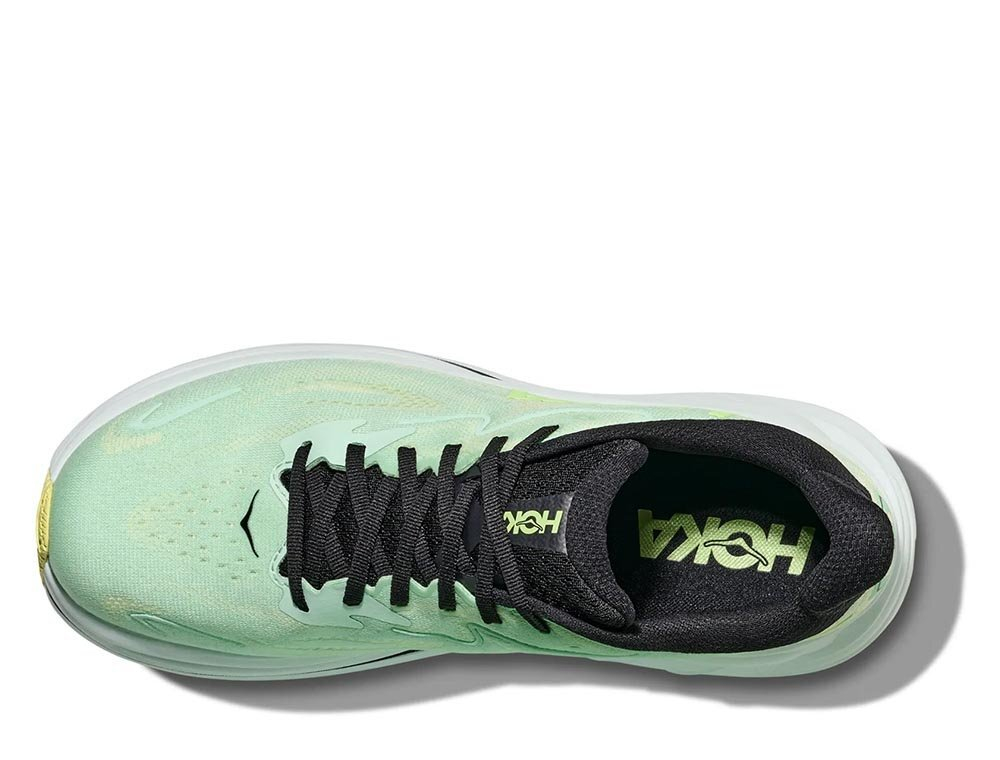 Кроссовки для бега мужские Hoka Clifton 10 Зеленo-Черные