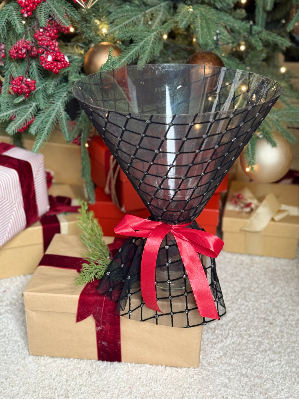 Платье Сетка (круг). Цвет: синий и черный.