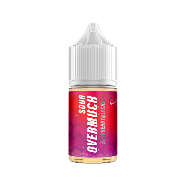 Купить Overmuch Sour Salt 30 мл - Raspberry Lychee (Storng)