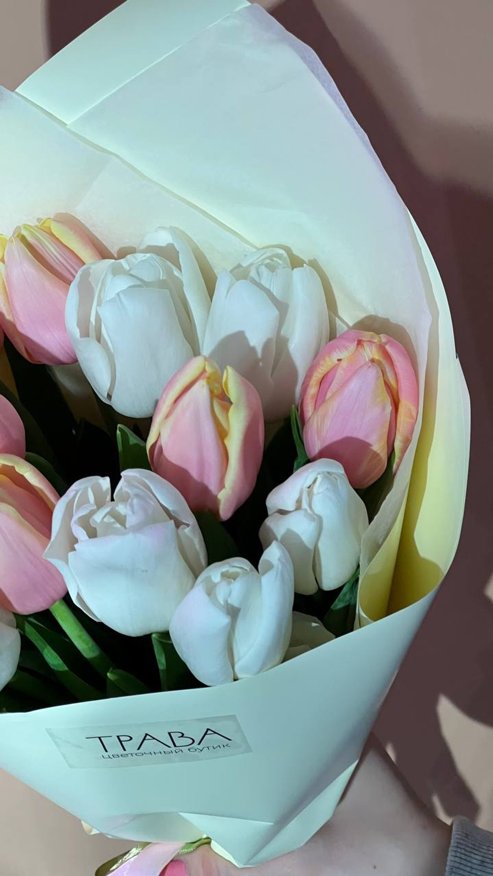 Букет "Нежная весна", Тюльпаны 15шт