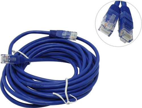 Patch Cord  UTP  кат.5e 5м, синий