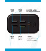 Повербанк (PowerBank) URPIN PD17 (30000mAh)