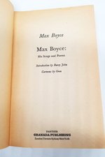 His Songs @ Poems. Max Boyce