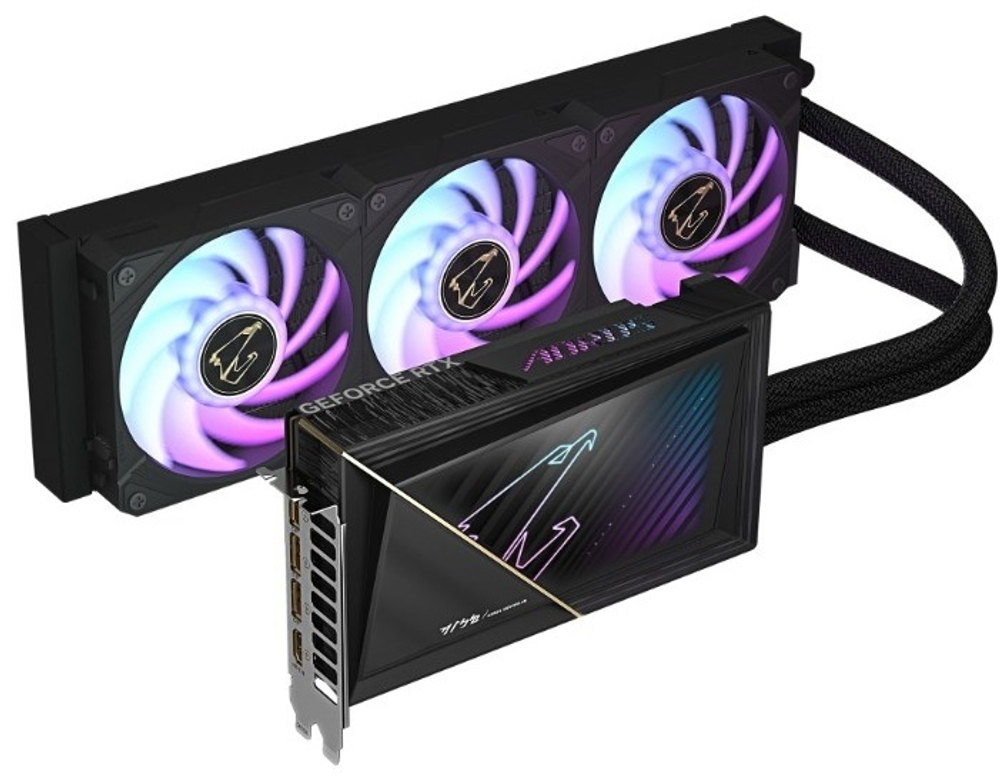 Видеокарта GIGABYTE RTX 5080 Xtreme Waterforce GV-N5080AORUSX W-16GD 16 Гб
