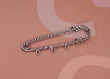 Булавка-брошь для подвесок 50 мм