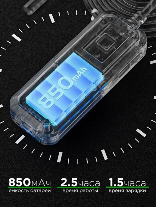 Эндоскоп для диагностики автомобиля и бытовых нужд, влагозащищенный (8 мм/1м)