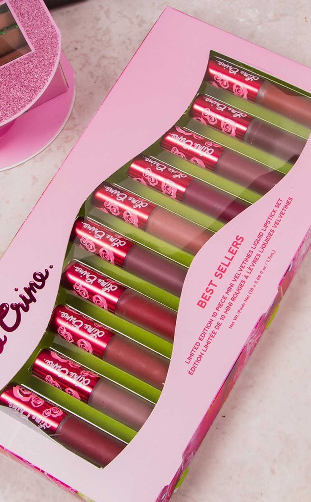 Lime Crime Best Sellers 10 piece mini velvetines set