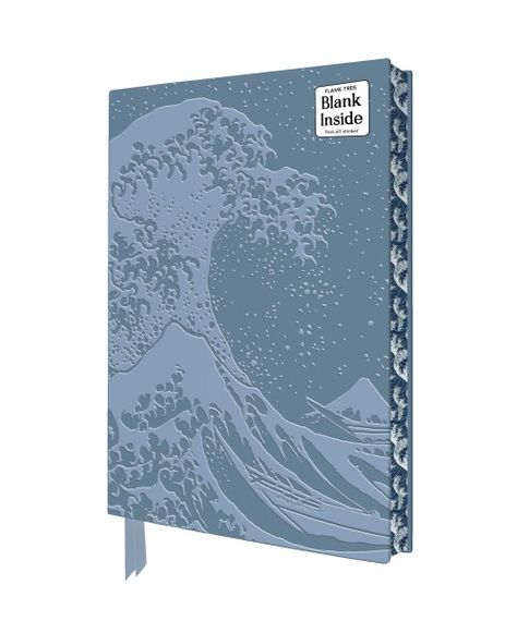Bloknot \ Блокнот \ Notebook Katsushika Hokusai: The Great Wave Artisan Art Blank Notebook (Flame Tree Journa